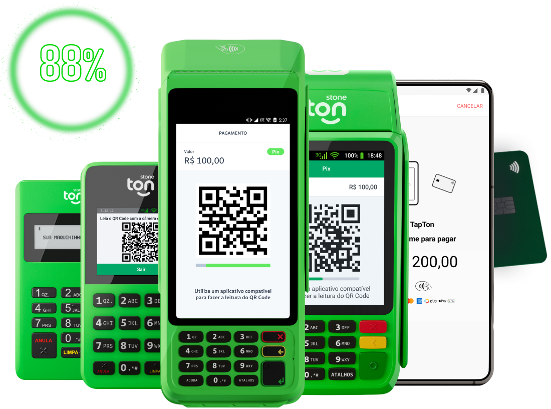 Máquina de cartão com as menores taxas da Black Friday